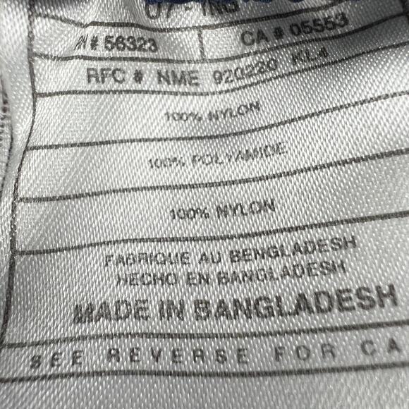 Vintage‎ Nike Windbreaker Pants Men XL Navy Zip Ankle Jogger White Tag 90s Y2K - Picture 9 of 9